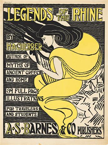 Literary Posters associated with Female Artists & Writers. Five Examples from the late 19th Century.